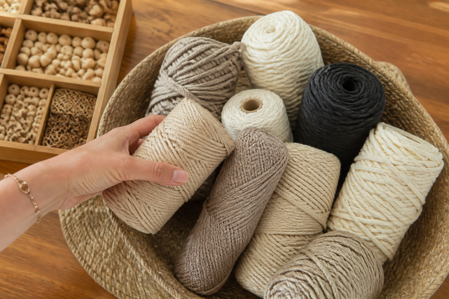 Macramé touw materiaal kiezen